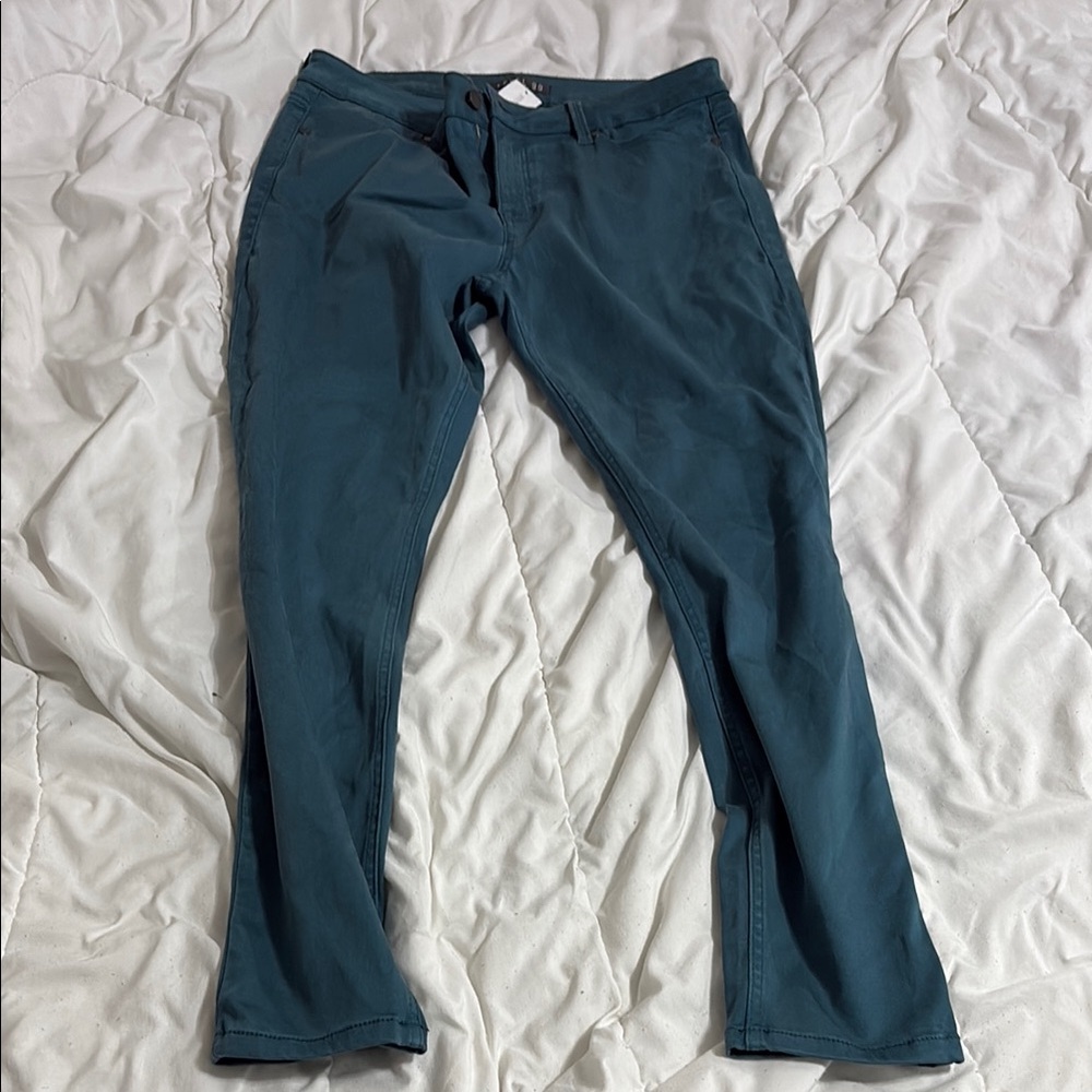 Level 99 Teal skinny jeans